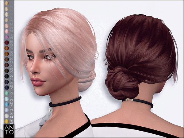 The Sims Resource Anto Maggie Hairstyle