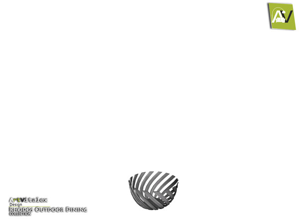 Sims 3 — Rhodos Twist Bowl by ArtVitalex — - Rhodos Twist Bowl - ArtVitalex@TSR, Dec 2018