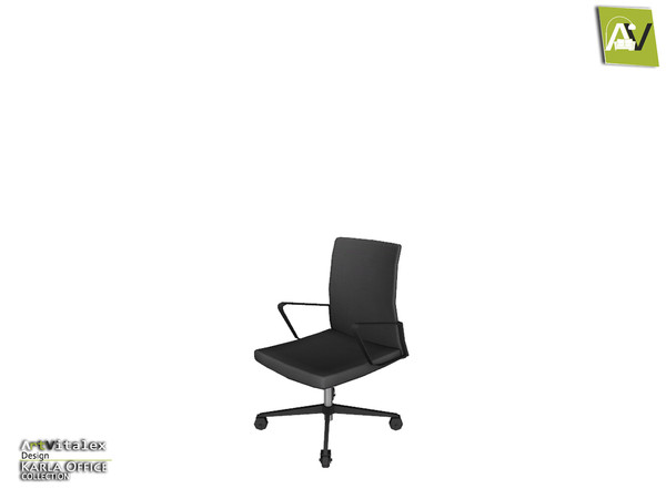 Sims 3 — Karla Desk Chair by ArtVitalex — - Karla Desk Chair - ArtVitalex@TSR, Dec 2018