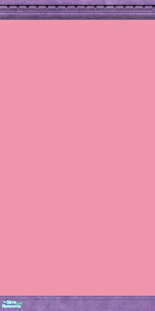 Sims 2 — Pink Wall Purple Crown and Kick Moulding by RhondaBlonda — 