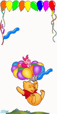 Sims 2 — Pooh balloons by devilishdawn —  