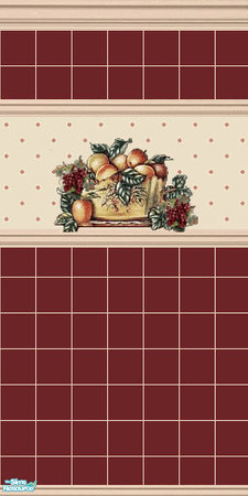 Sims 2 — Fruit basket 2 by devilishdawn — Has a matching floor