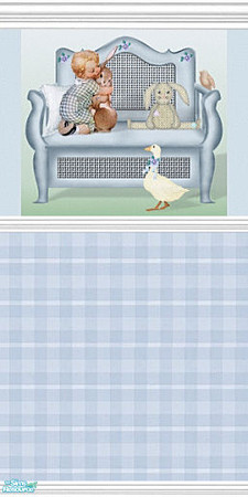 Sims 2 — Child on bench by devilishdawn —  