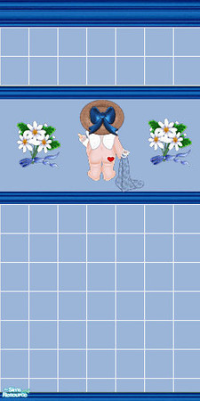Sims 2 — Baby bath 4 by devilishdawn — Has a matching floor 
