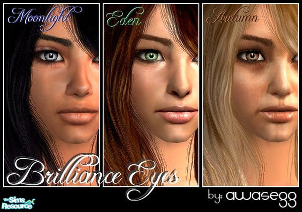 Sims 2 — Brilliance Eyes - set by awasegg — This is my newest set of Eyes! Pets EP required, hope you like them! /awasegg