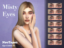 Sims 4 — NovTopaz - Misty Eyes (Eye Colors N1) by NovTopaz — 7 swatches All Genders Face paint Section