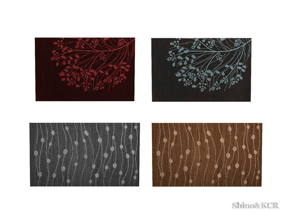 Sims 4 — Dining Liz - Rug by ShinoKCR — Sleek and modern Dining Furniture matching the Textures of the Liz Series 