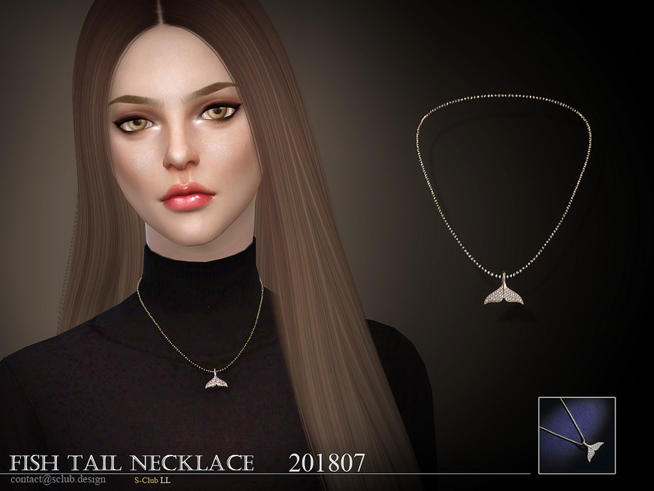 S Club Ts4 Ll Necklace 202014 Sims 4 Cc Custom Conten