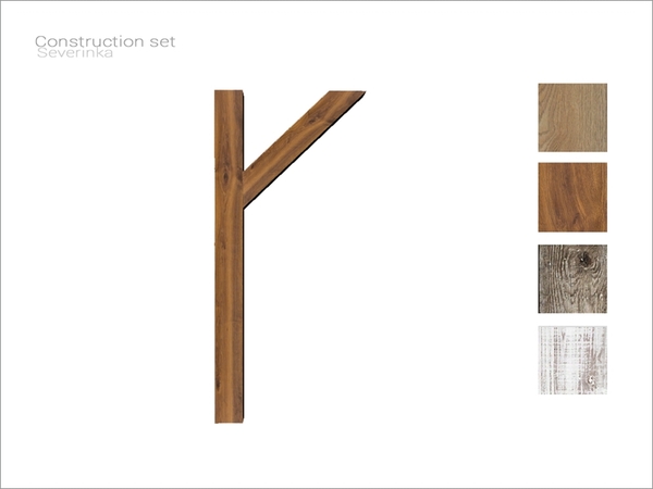 Sims 4 — [Construction set] - column v2 SW by Severinka_ — Column v2 for SHORT WALLS From the set 'Construction set'
