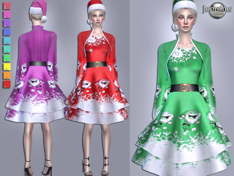 Female Christmas Outfit The Sims 4 _ P1 - SIMS4 Clove share Asia Tổng ...