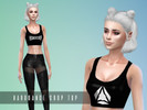 Sims 4 — Harddance Crop Top by toolfan2 — Harddance crop top (4 swatches) -HardFestival -Defqon.1 -100% Hardcore