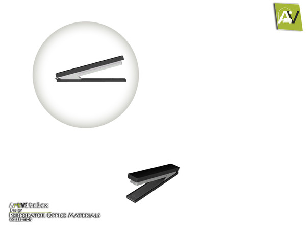 Sims 4 — Perforator Stapler by ArtVitalex — - Perforator Stapler - ArtVitalex@TSR, Jan 2019