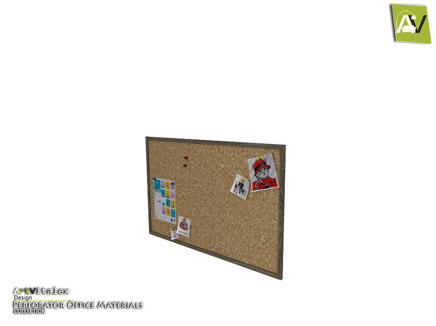 The Sims Resource Perforator Cork Board