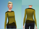 Sims 4 — Star trek TNG Uniform Top by Mimnim123 — This CC includes: -Star trek TNG science uniform top (blue) -Star trek