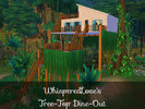 Sims 4 — Tree-Top Dine-Out by WhisperedLove — A tree-house restaurant situated in the tree tops of Salvadorada.