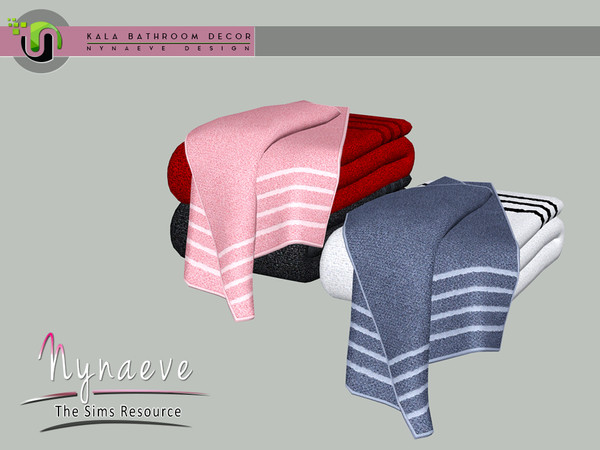 Sims 3 — Kala Bathroom - Towel V3 by NynaeveDesign — Kala Bathroom - Towel V3 Located in Decor - Miscellaneous Price: 147