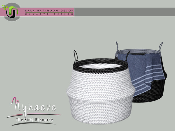 Sims 3 — Kala Bathroom - Basket by NynaeveDesign — Kala Bathroom - Basket Located in Decor - Miscellaneous Price: 147