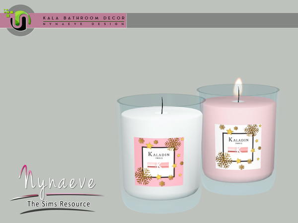 Sims 3 — Kala Bathroom - Candle by NynaeveDesign — Kala Bathroom - Candle Located in Lighting - Table Lamps Price: 147