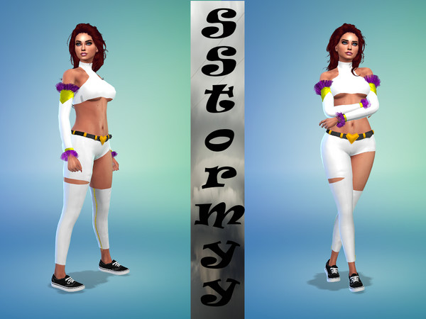 Sims 4 — KDA_cosplay by sstormyy — New mesh for you to download with several retexture options, hope you'll like it