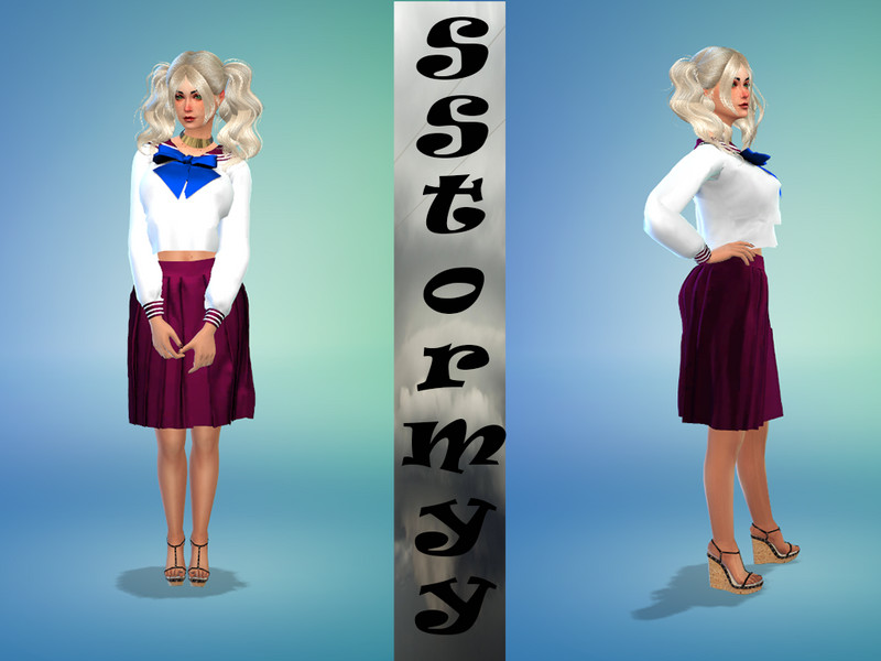 Sims 4 The Sims Resource | School uniform_v2 by TSR Creator