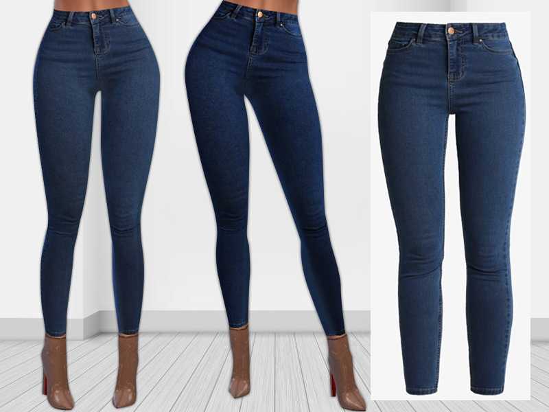 The Sims Resource - New Look Super Soft Skinny Jeans