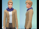 Sims 4 — APH Netherlands Jacket - Get Together needed by OliverABennet — Hetalia Netherlands Jacket with Scarf
