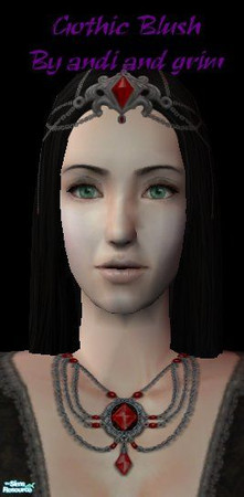 Sims 2 — Gothic Makeup, Set 2 - Blush by andi and grim — This is a pale white blusher for scary sims or just goths, use