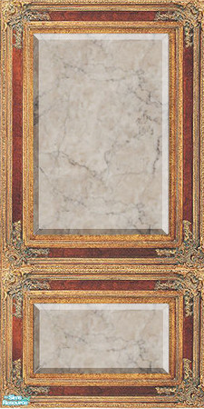 Sims 2 — Palace Paneling with Marble by Halfcreek — created by Halfcreek
