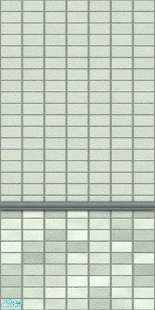 Sims 2 — Greenery Two-fer Till Wall by Ashensoul71 — This tile is a lovely addition to any Sim bathroom, or really any