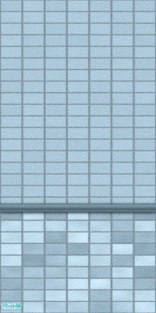 Sims 2 — Oceany Two-fer Tile Wall by Ashensoul71 — This tile is a lovely addition to any Sim bathroom, or really any