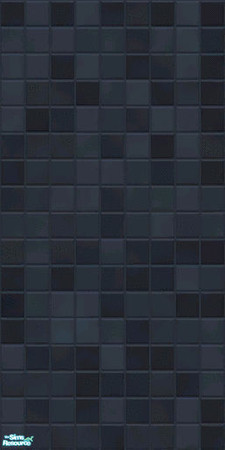 Sims 2 — Black Tile Wall by Ashensoul71 — A great modern look for any Sim bathroom. Instant snazziness!