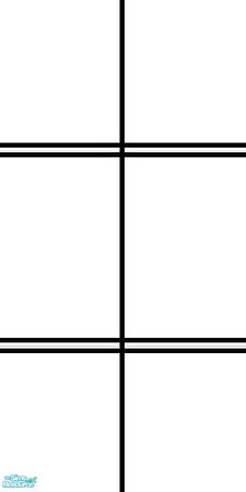 Sims 2 — Black & White Modern by kissme87 — Black & White wall . If u want to use this wall in ur ulpoad please