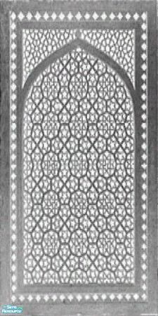 Sims 2 — Moroccan Moucharabieh set - silver by kibanahnah — An other Moroccan set by me! They were made to fit anywhere,