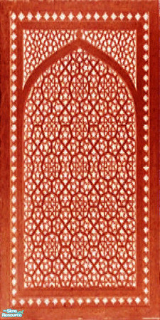 Sims 2 — Moroccan Moucharabieh set - bloody orange by kibanahnah — An other Moroccan set by me! They were made to fit