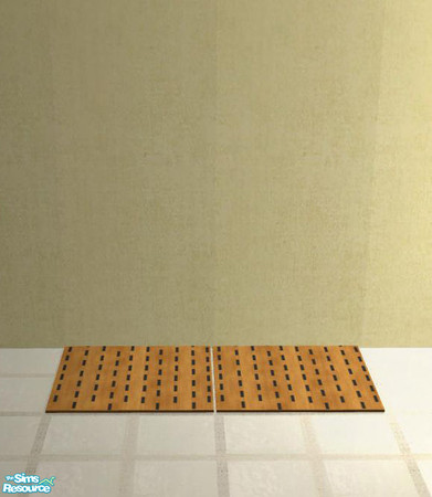 Sims 2 — Modern Designer Bathroom - Woodfloor for Shower by ShinoKCR — 