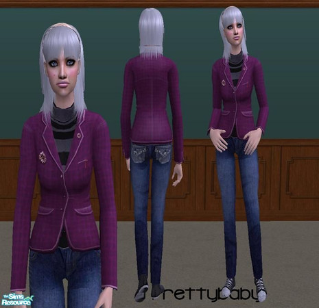 Sims 2 — Edgy Elders - Stripey/Coat by pretty_baby — so you was a bit edgy in your youth..and now you are officially