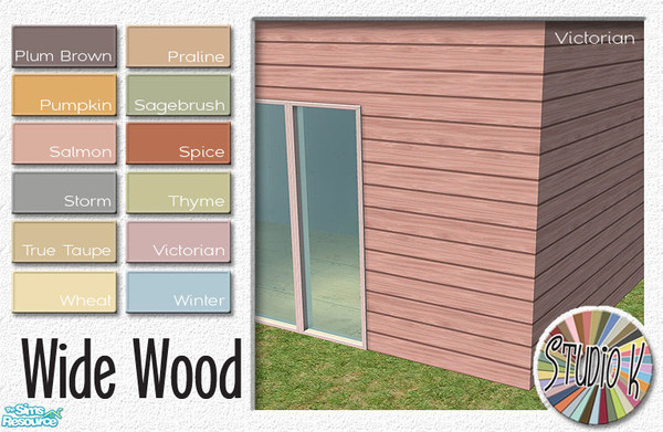 Sims 2 — Studio K Wide Wood_03 by StudioKhagerks — 