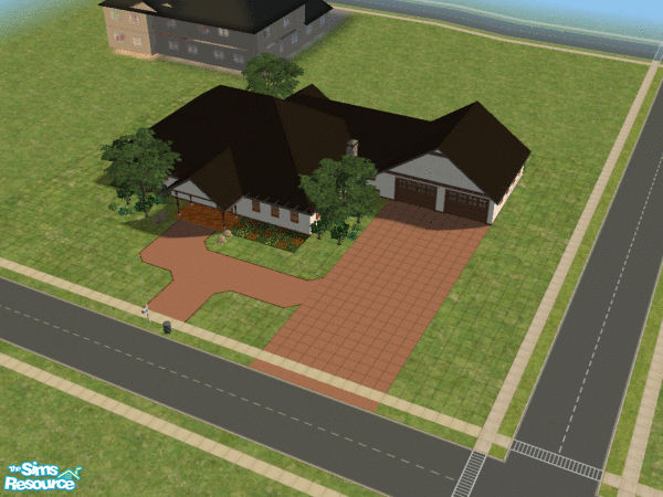 Sims 2 — 291009 by brittie — A simple countryside home for your sims. It\'s spacious, yet cozy. Features: Entryway,