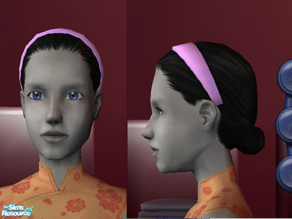 Sims 2 — Teen Sweet Purple/pink hairband by shiva_jmr — I made this for my teen sim girl coz I use a lot of the hairbands