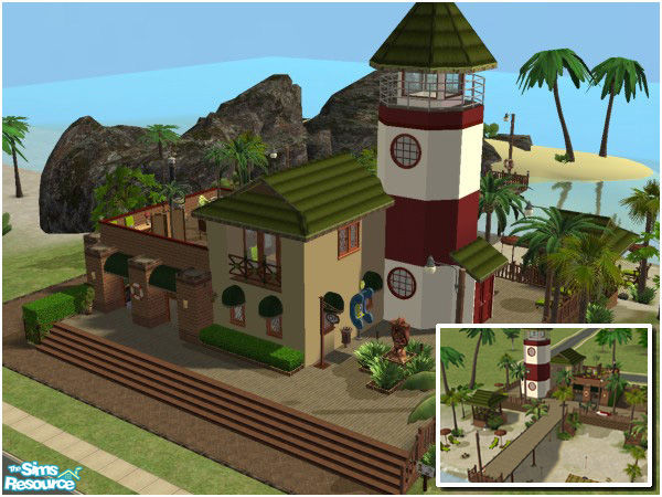 Sims 2 — Lighthouse Lounge by JMBean — Good food (seafood of course) and great entertainment are only a cab ride away.