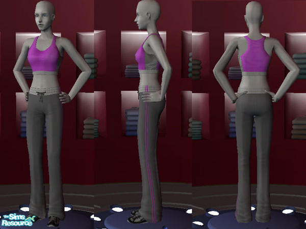 Sims 2 — New color for fitness set by shiva_jmr — I wnated more than one color.