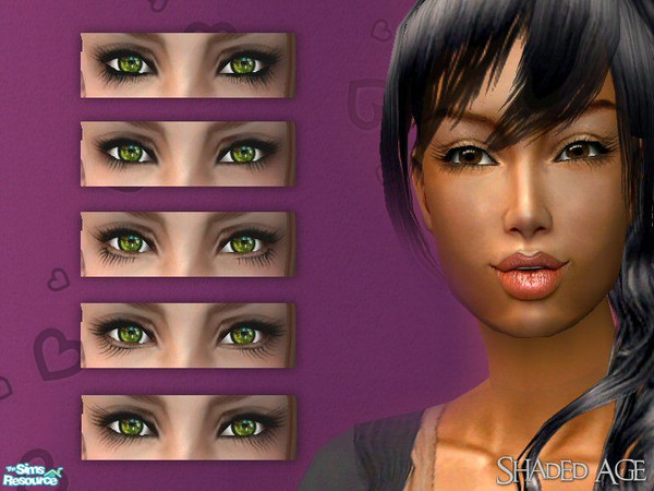 Sims 2 — Shaded_Age Makeup Set 1 by Shaded_Age — 5 whispy lashes for your sim ladies.