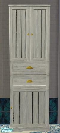 Sims 2 — Louisiana Bathroom - Closet by Riverwillows — Lovely recolor of Caravan Sims Louisiana Bathroom, in rich azure