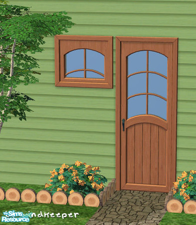 Sims 2 — Cottage Country private window diag by Windkeeper — Diagonal version of Cottage Country private window. Requires
