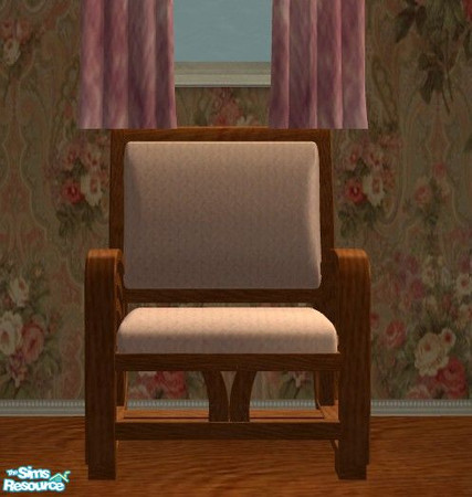 Sims 2 — Louisiana Living Room - Armchair by Riverwillows — Lovely recolor of Caravan Sims Louisiana Living Room,