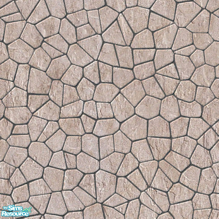 Sims 2 — Novara Stone Floor 05 by Spaik — One of a set of seamless stone floors in natural colours.
