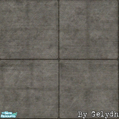 Sims 2 — Industrial Concrete Floors - Castle Path by gelydh — Will be found under \'poured\'.