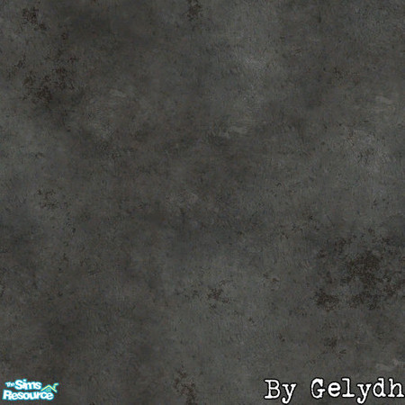 Sims 2 — Industrial Concrete Floors - Antique Asphalt by gelydh — Will be found under \'poured\'.