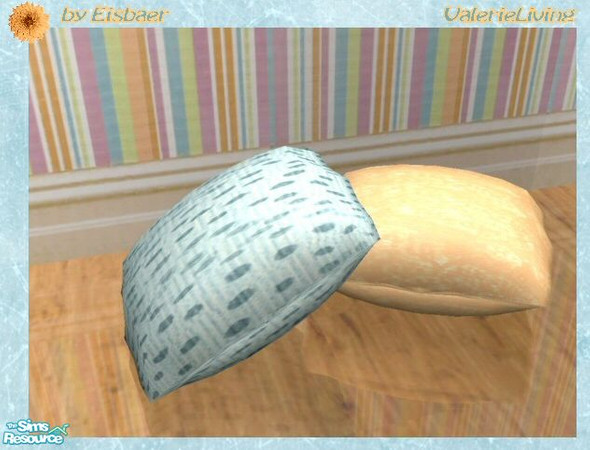 Sims 2 — Valerie Living  - Floorpillows Metro by Eisbaerbonzo — Ricci\'s awesome Metro floorpillows dressed in fine