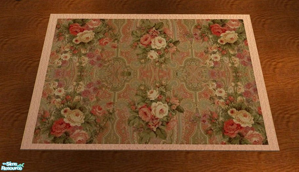 Sims 2 — Louisiana Living Room - Rug by Riverwillows — Lovely recolor of Caravan Sims Louisiana Living Room, featuring